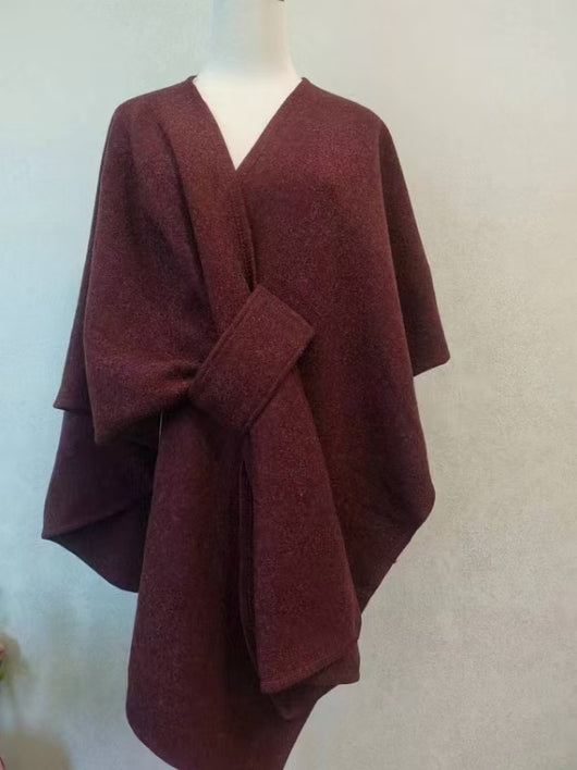 Falling Maple Cape Shawl